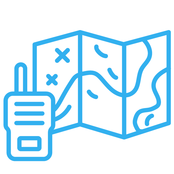 TMI-Icon_CC-Tactical Map with Walkie Talkie Icon